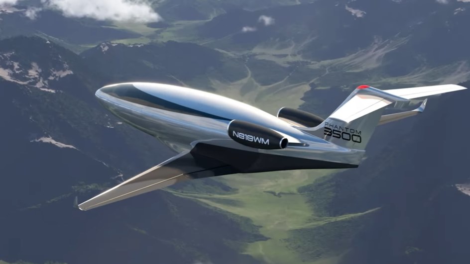 Otto Aviation представила амбициозный проект бизнес-джета Phantom 3500