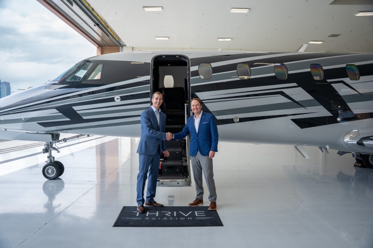Технология MySky позволила Thrive Aviation удвоить свой парк за 18 месяцев