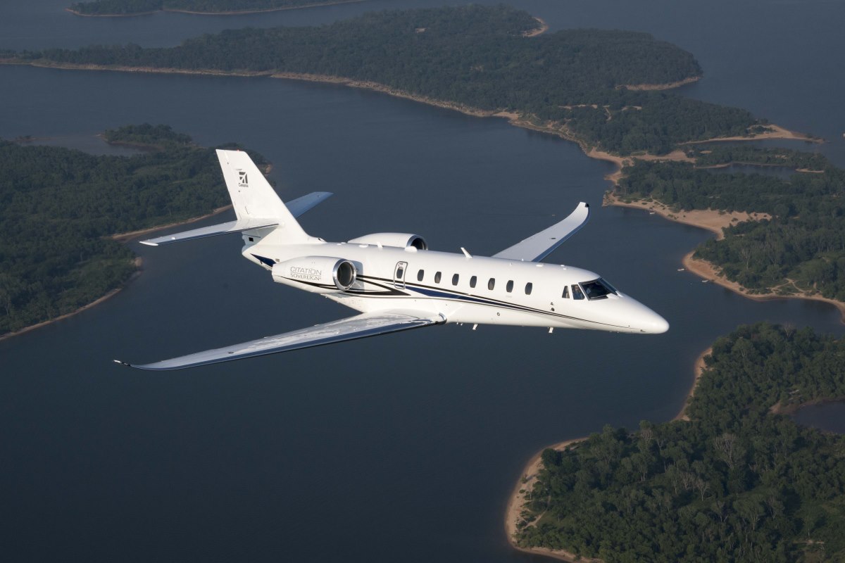 Textron Aviation добавляет доступность Starlink для Citation Sovereign и Sovereign+