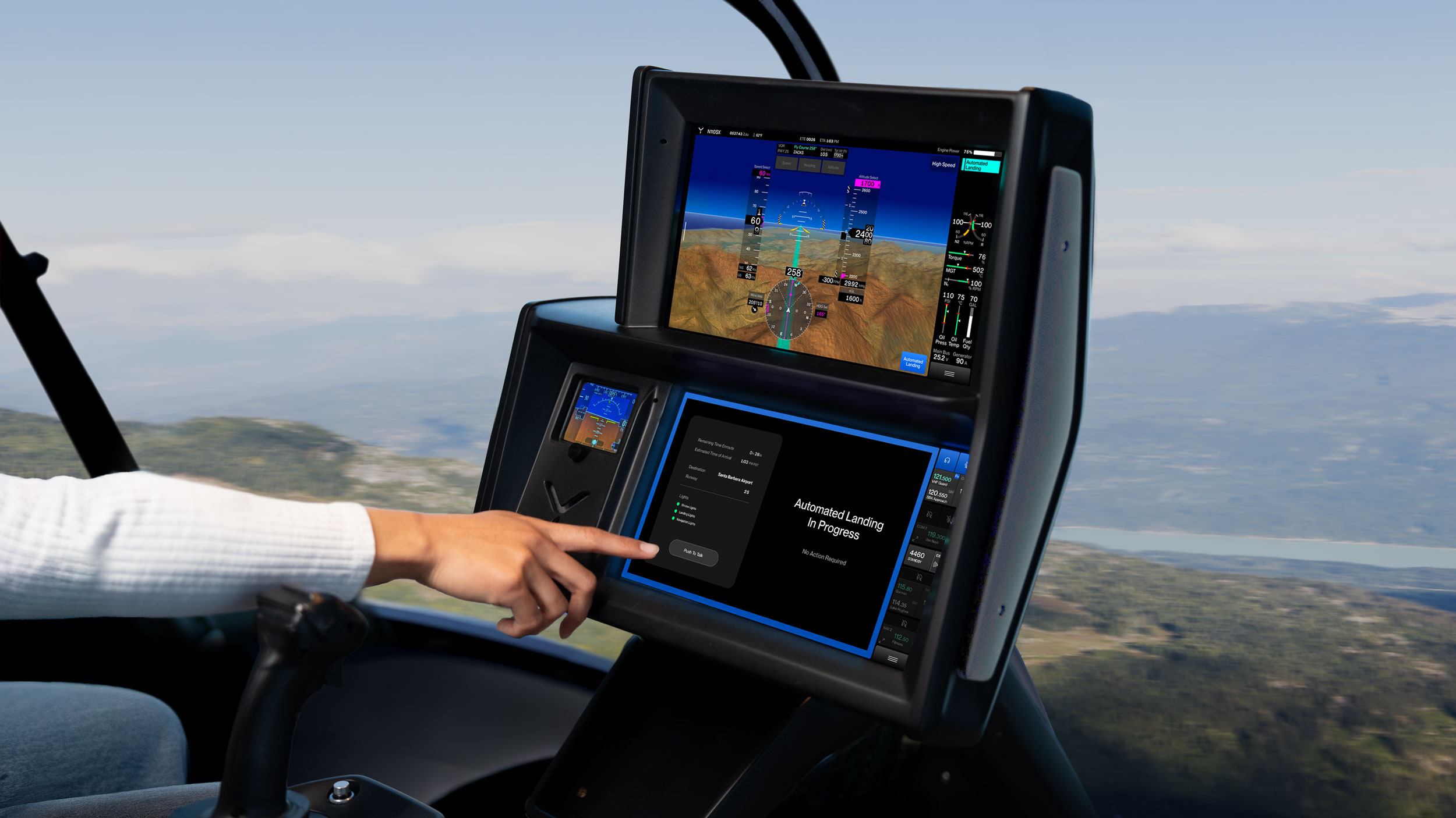 Skyryse представляет автоматическую посадку для вертолётов и самолётов