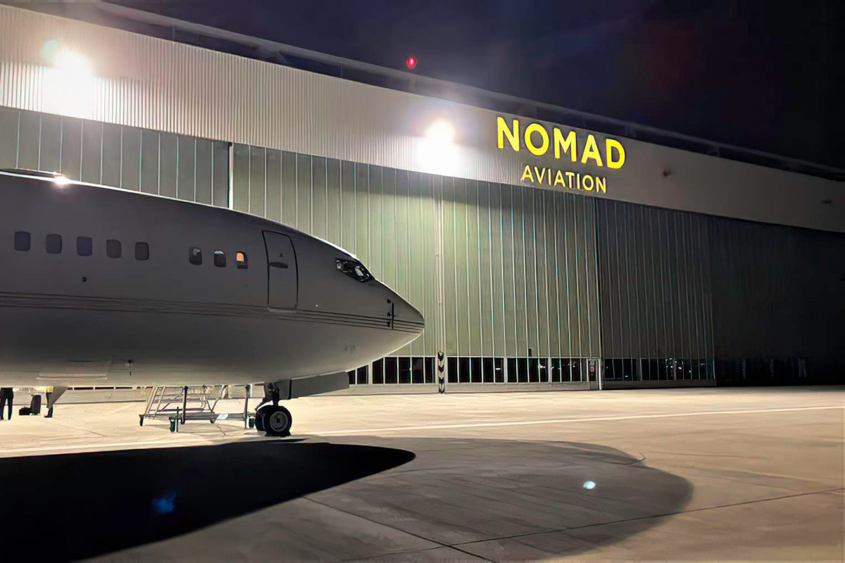 Nomad Technics успешно завершила плановое техобслуживание и модификацию BBJ