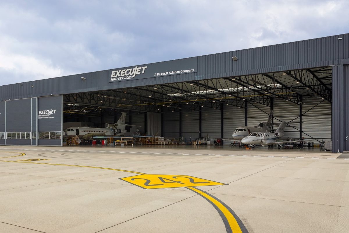 ExecuJet MRO Services Belgium получила одобрение EASA и FAA на техобслуживание Falcon 6X