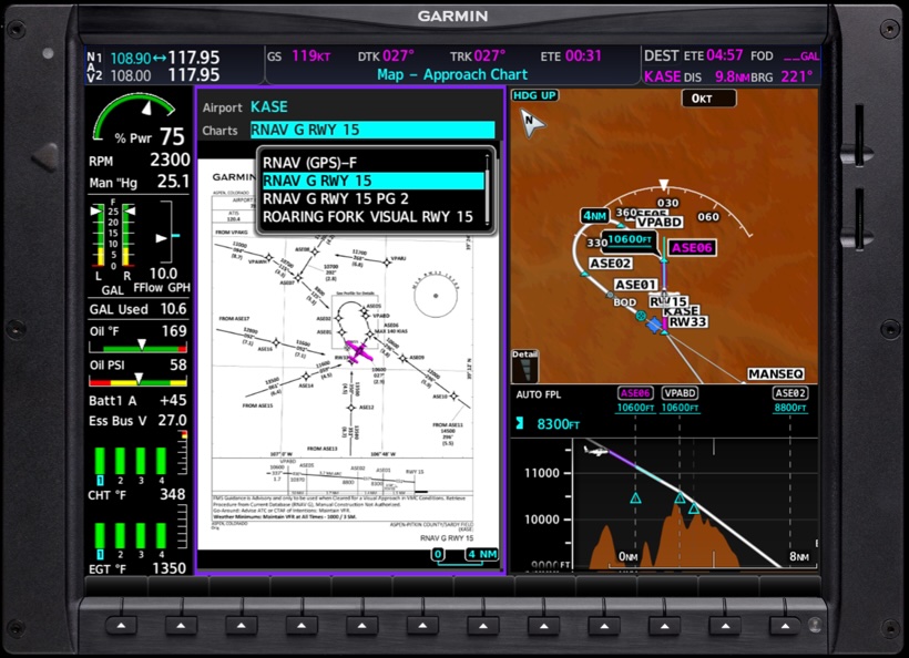 Garmin добавляет в базу данных ещё 15 управляемых визуальных заходов