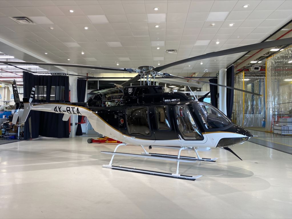 Bell поставляет первый Bell 407GXi для базирования в Израиле
