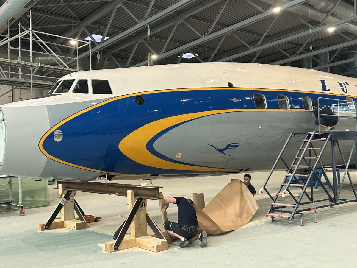Lufthansa Technik завершает реставрацию самолёта Lockheed Constellation