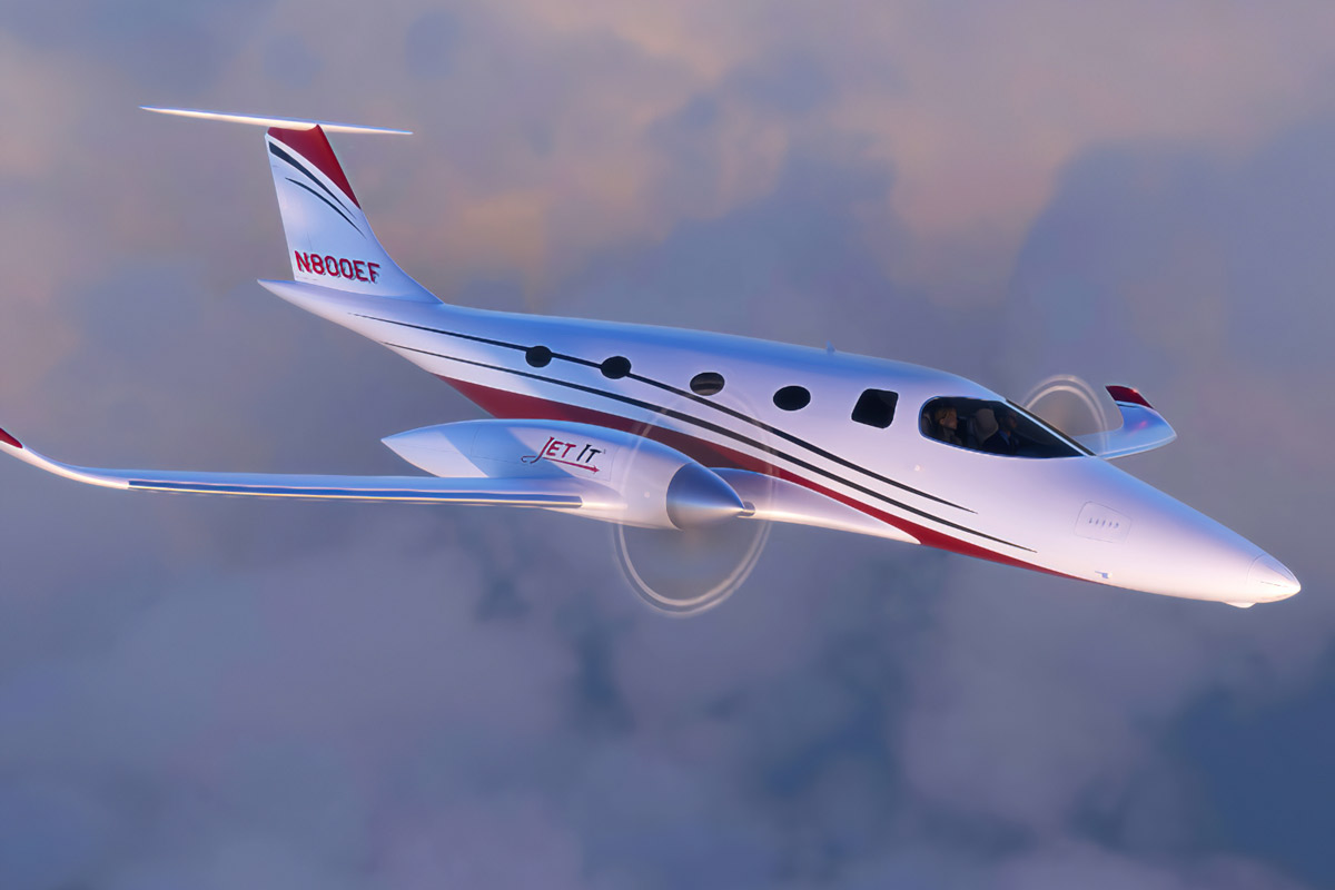 Jet It  JetClub    Bye Aerospace eFlyer 800