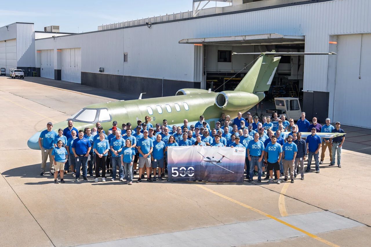 Textron Aviation рассчитывает получить сертификацию FAA для CJ4 Gen3 после поставки 500-го CJ4
