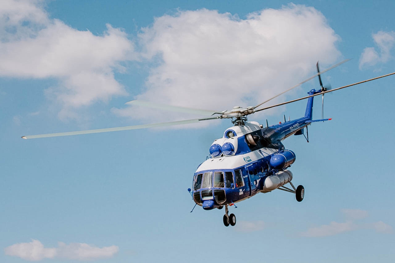 «Газпром» получил 16 офшорных вертолетов Ми-8 для обслуживания буровых платформ
