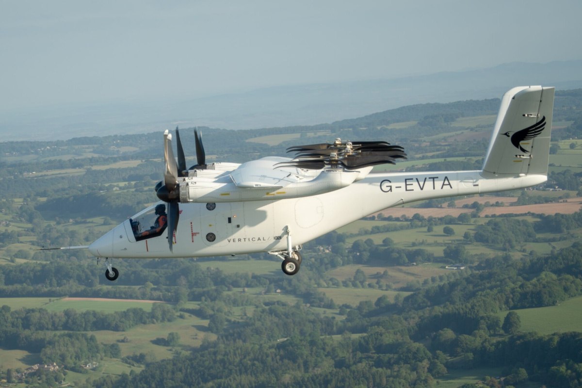 Vertical Aerospace выполнила пилотируемый полет eVTOL в открытом воздушном пространстве