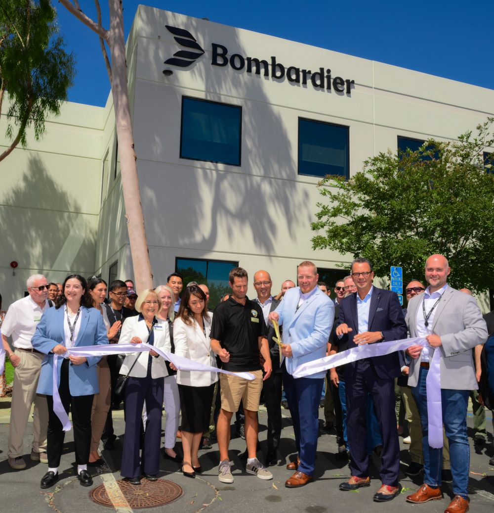 Bombardier открывает новый завод в Калифорнии