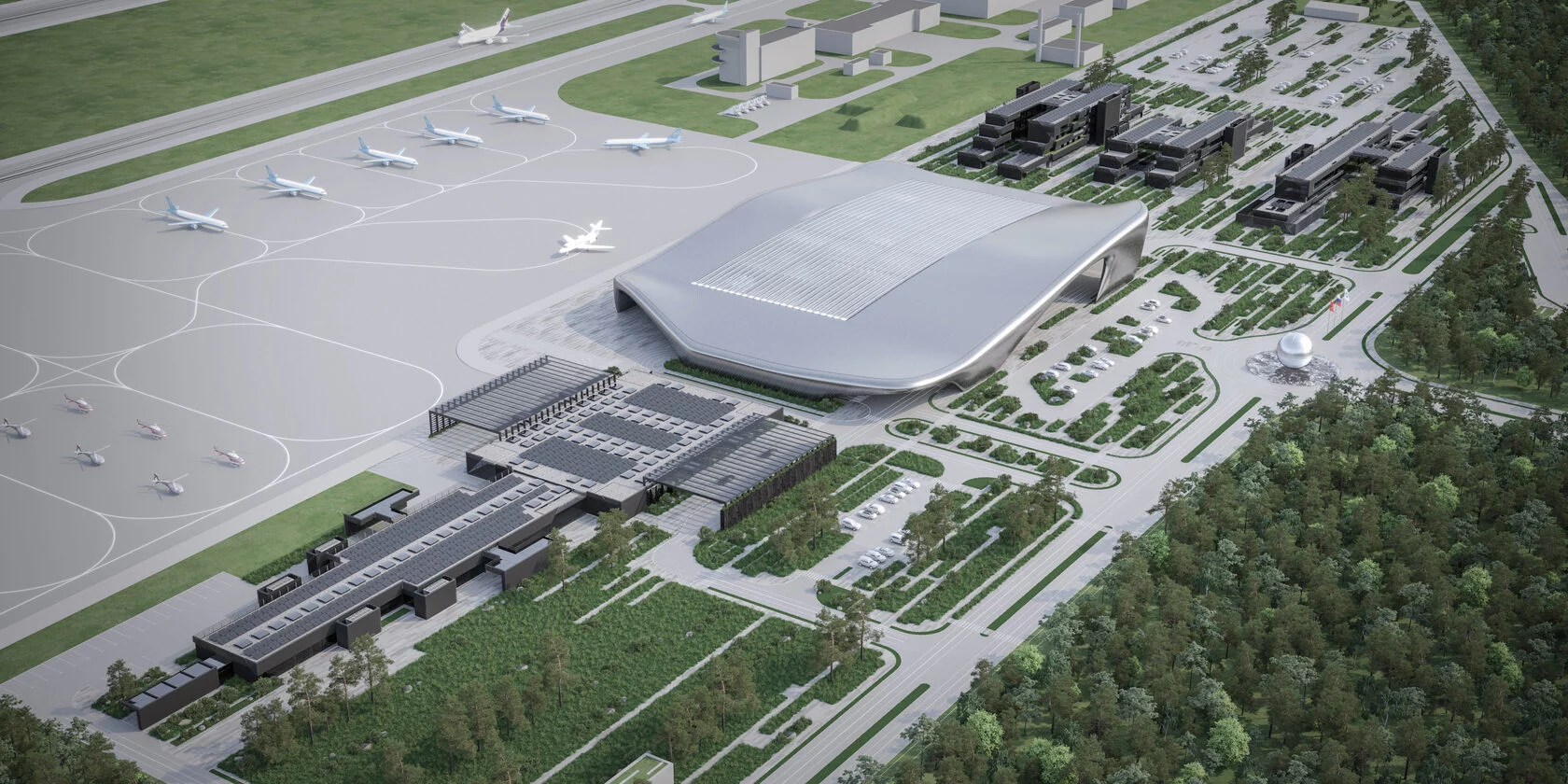 Первую очередь аэродрома Левашово в Ленинградской области откроют в декабре 2023 года