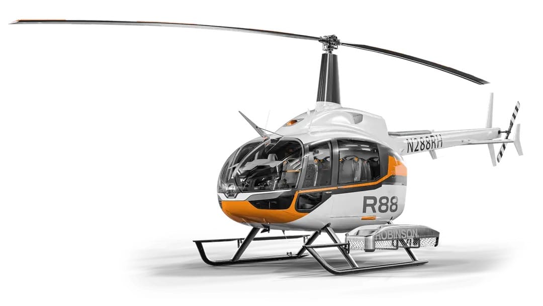 Подробное изучение системы несущего винта R88 с генеральным директором Robinson Дэвидом Смитом