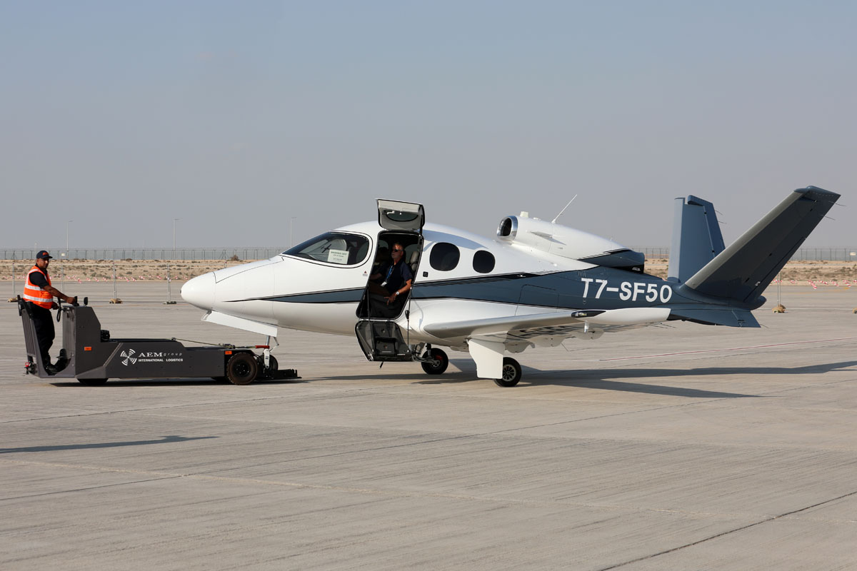 ASG предложит техобслуживание Cirrus SF50 Vision Jet европейским клиентам