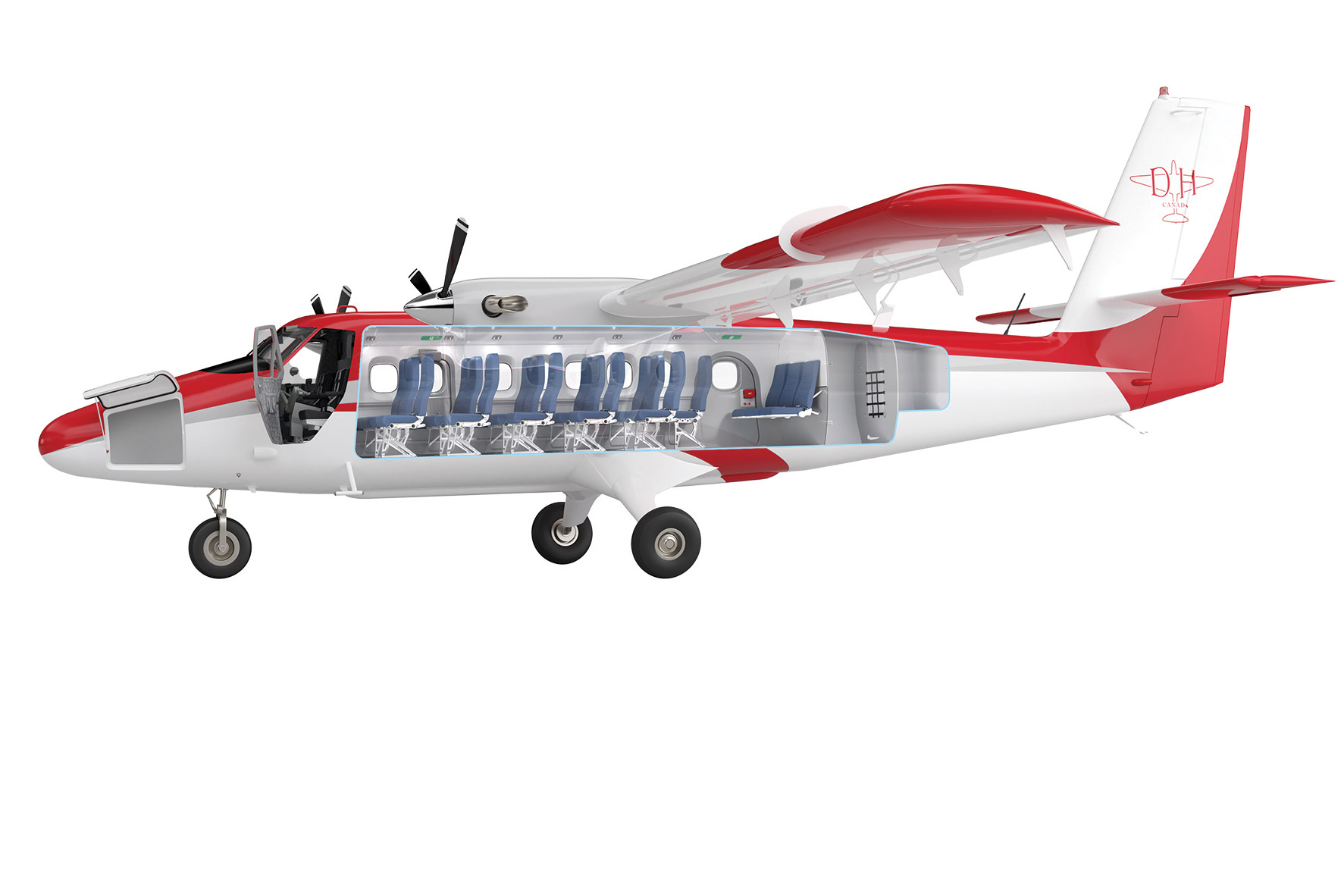 DHC-6 Twin Otter Classic 300-G:  