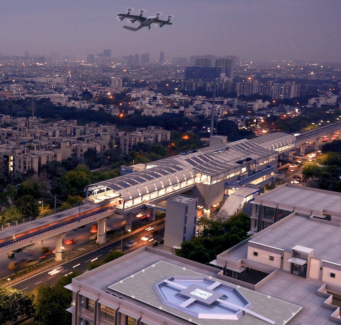 Индия определена как важнейший глобальный рынок для развёртывания аэротакси