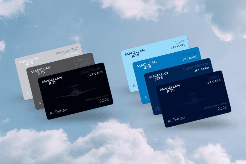 Magellan Jets выпустила Jet Card с возможностью индивидуального выбора часов