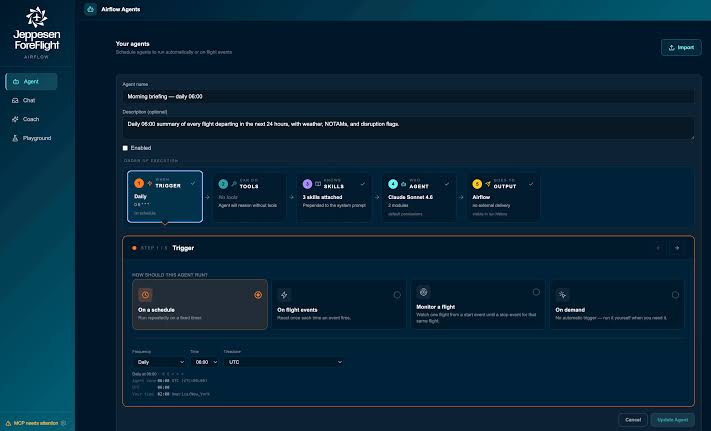 Jeppesen запускает первые ИИ-агенты для системы ForeFlight Airflow