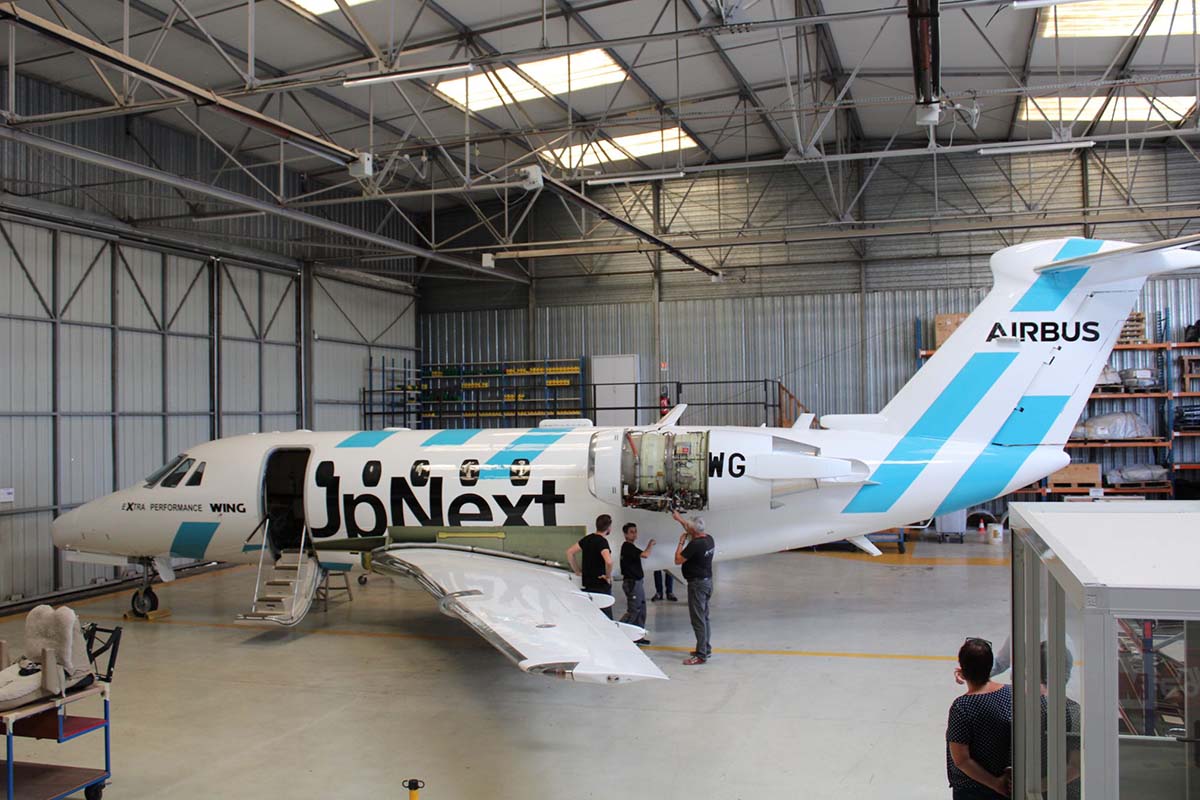 Airbus UpNext готовит Citation VII к испытаниям трансформируемого крыла