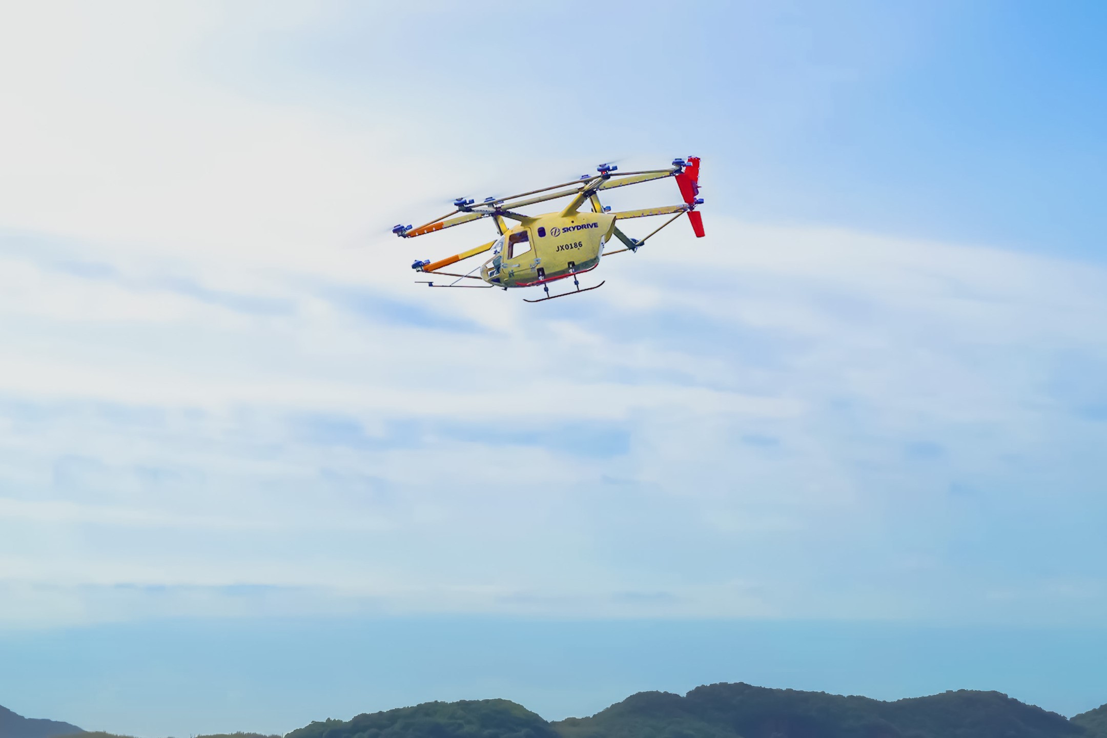 SkyDrive SD-05 разогнался до 100 км/ч 