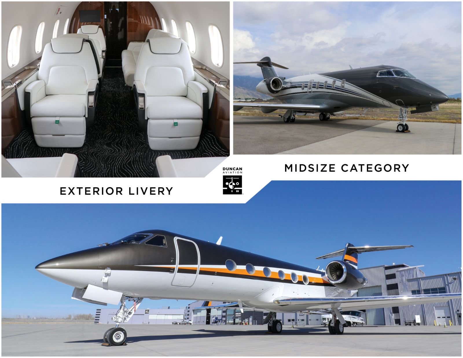 Два самолёта, переоборудованные Duncan Aviation, получили Elite Wings Business Aviation Design Awards