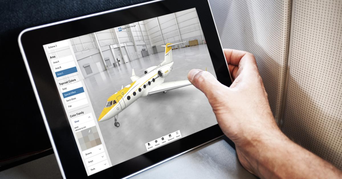 PPG Aerospace представляет новую платформу для просмотра вариантов окраски воздушных судов