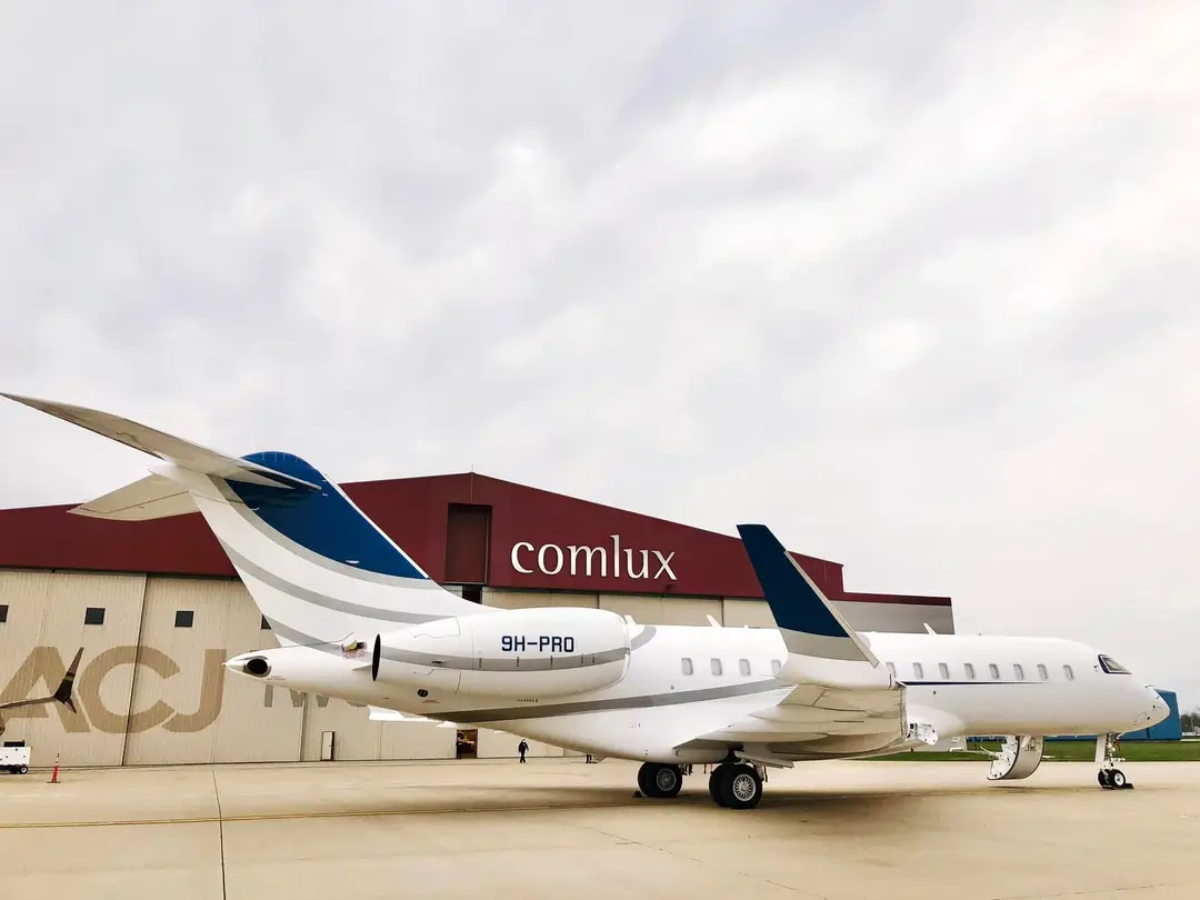Comlux Malta   Bombardier Global 6500