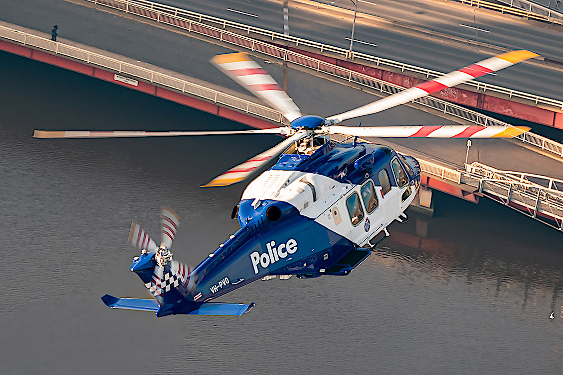 AW139 австралийской полиции лидируют по налету в правоохранительных органах