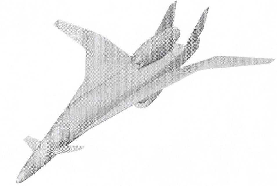 В РФ запатентовали сверхзвуковой пассажирский самолёт с пониженным уровнем шума