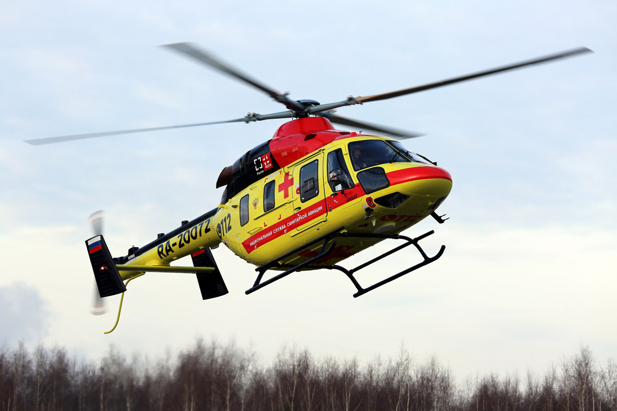 Санитарная авиация России получила пять новых вертолетов